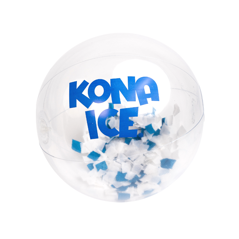 Kona Ice Confetti Beach Ball