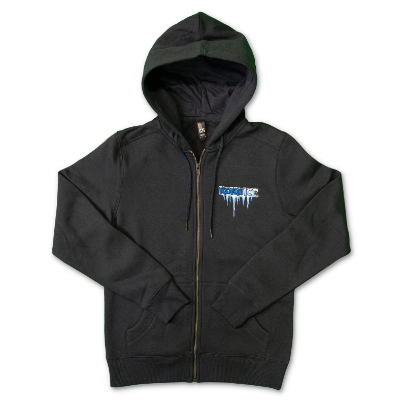 Kona Ice Navy Fleece Full Zip Hoodie
