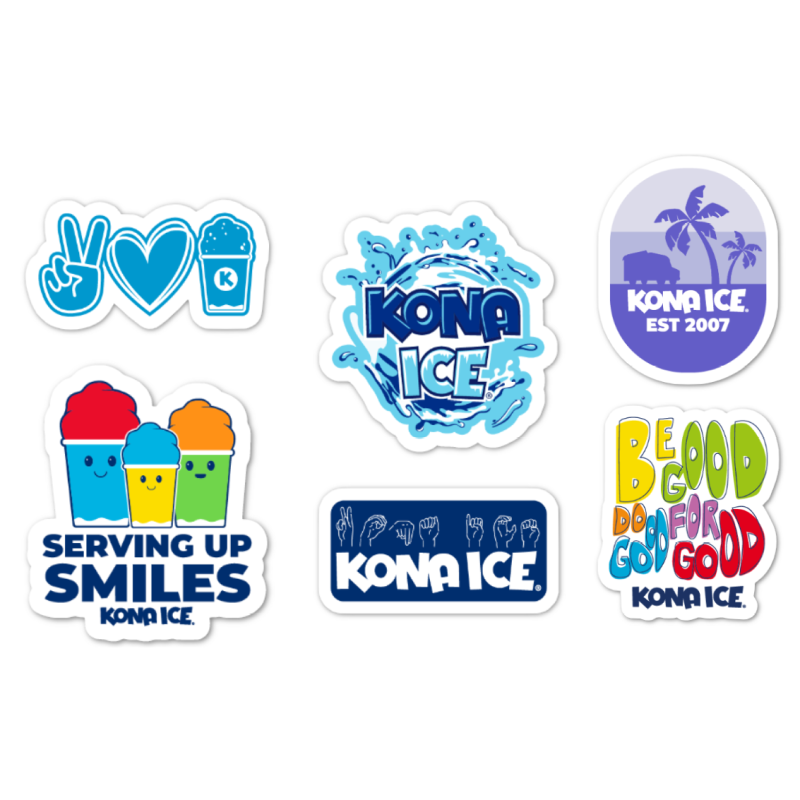 Kona Ice Sticker Pack