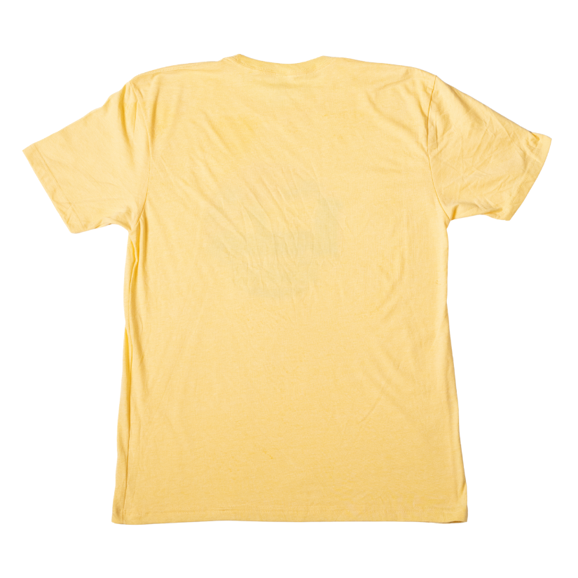 Plain hot sale yellow tee