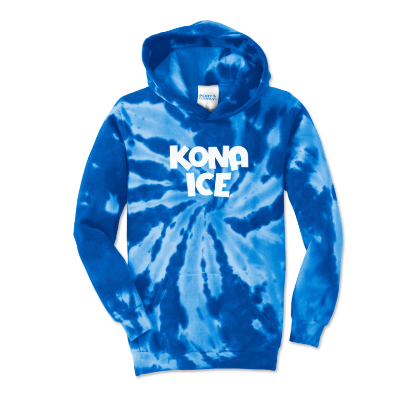 Kona Youth Blue Tie Dye Sweatshirt